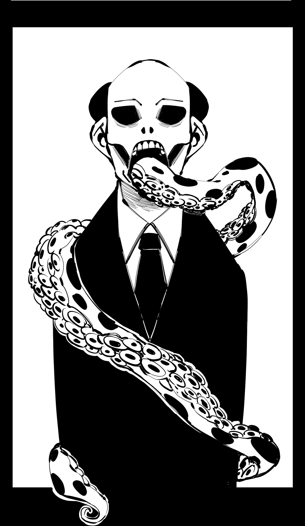 克苏鲁风格的插画