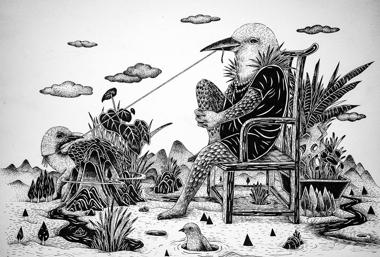 鸟人（图ZMzcyMDg3NzI=） - 商业插画 - 站酷设计师插画师傅逗原创素材 - 站酷ZCOOL