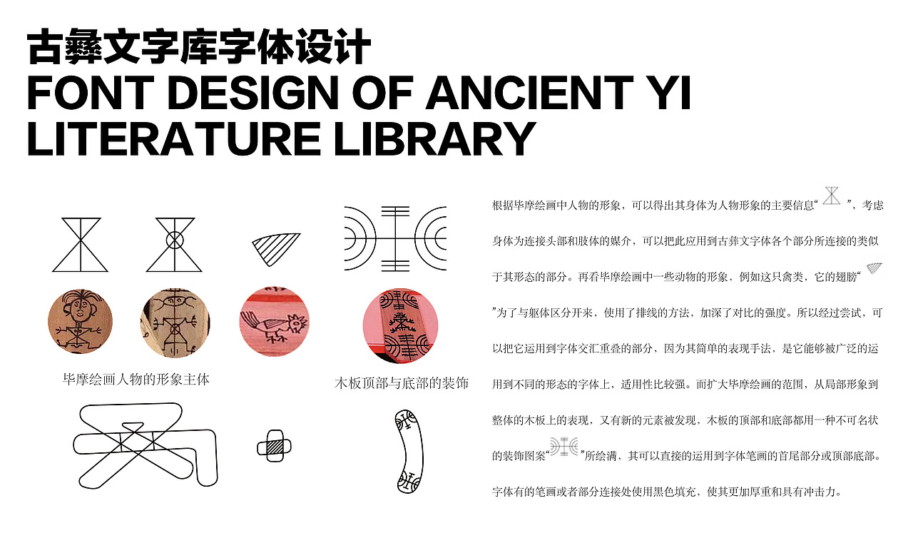 毕业设计——《古彝文与毕摩绘画组合设计》（图ZMTY4MTE4NzI0） - 字体/字形 - 站酷设计师巴橘大兔原创素材 - 站酷ZCOOL