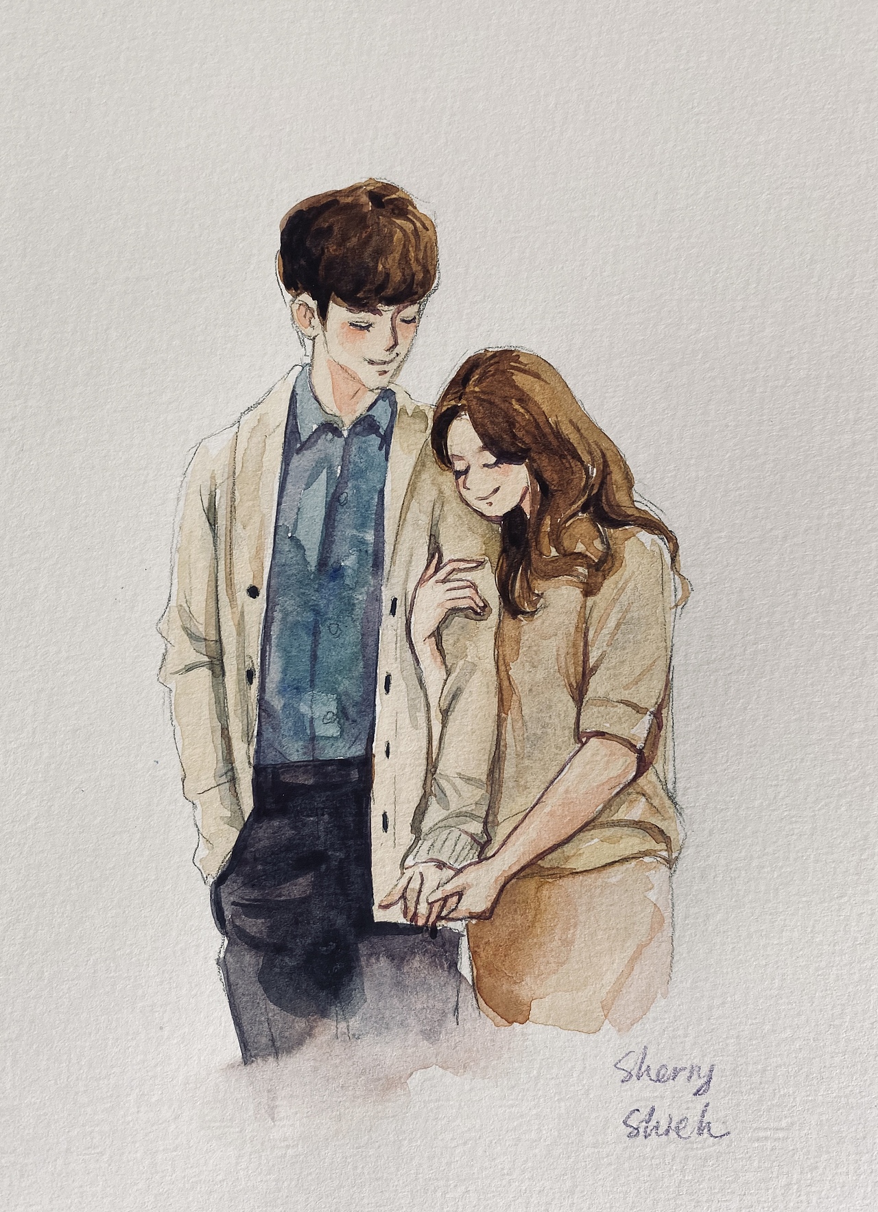 【恶之花】谢小月手绘水彩人像系列（图ZMjI2OTIzOTcy） - 绘画 - 站酷设计师谢小月原创素材 - 站酷ZCOOL