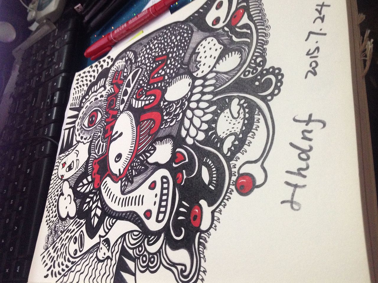 《水果联想涂鸦》2015.7.24