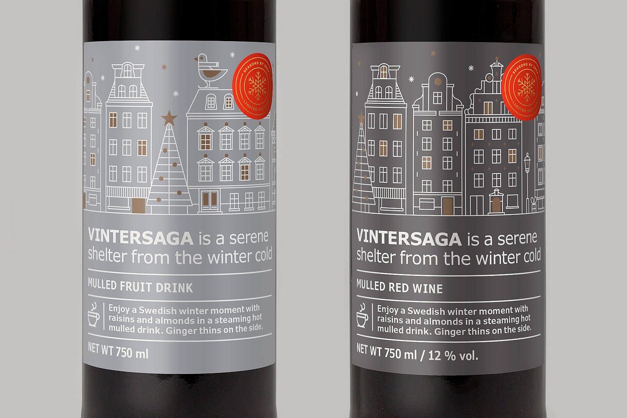 IKEA宜家食品系列二-Vintersaga（图ZMTczMjM1MjY4） - 包装 - 站酷设计师AD_ONE原创素材 - 站酷ZCOOL