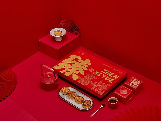 月饼礼盒摄影 × 中式月饼 × 中国风 