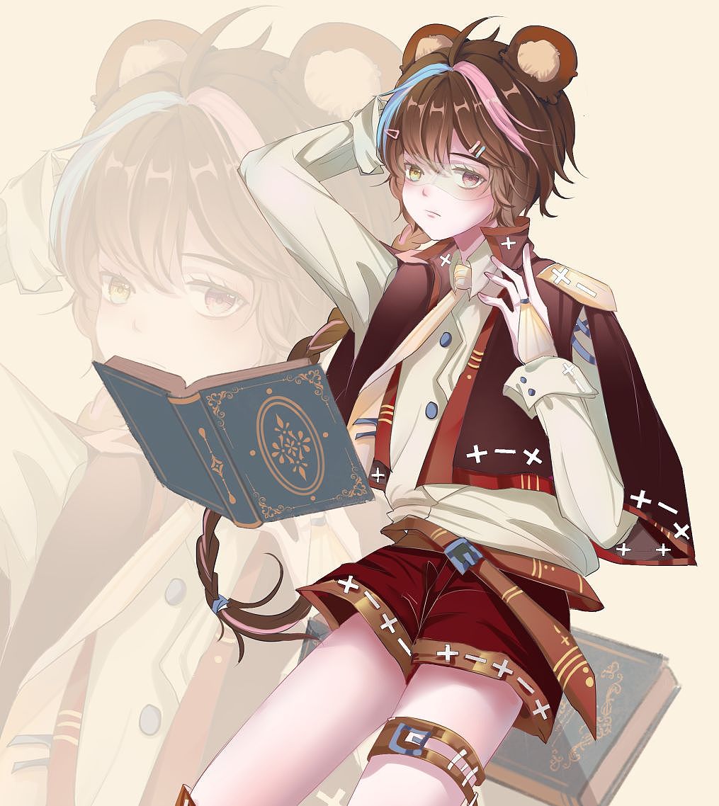 高端立绘二次元商业插画人物,日系人设头像