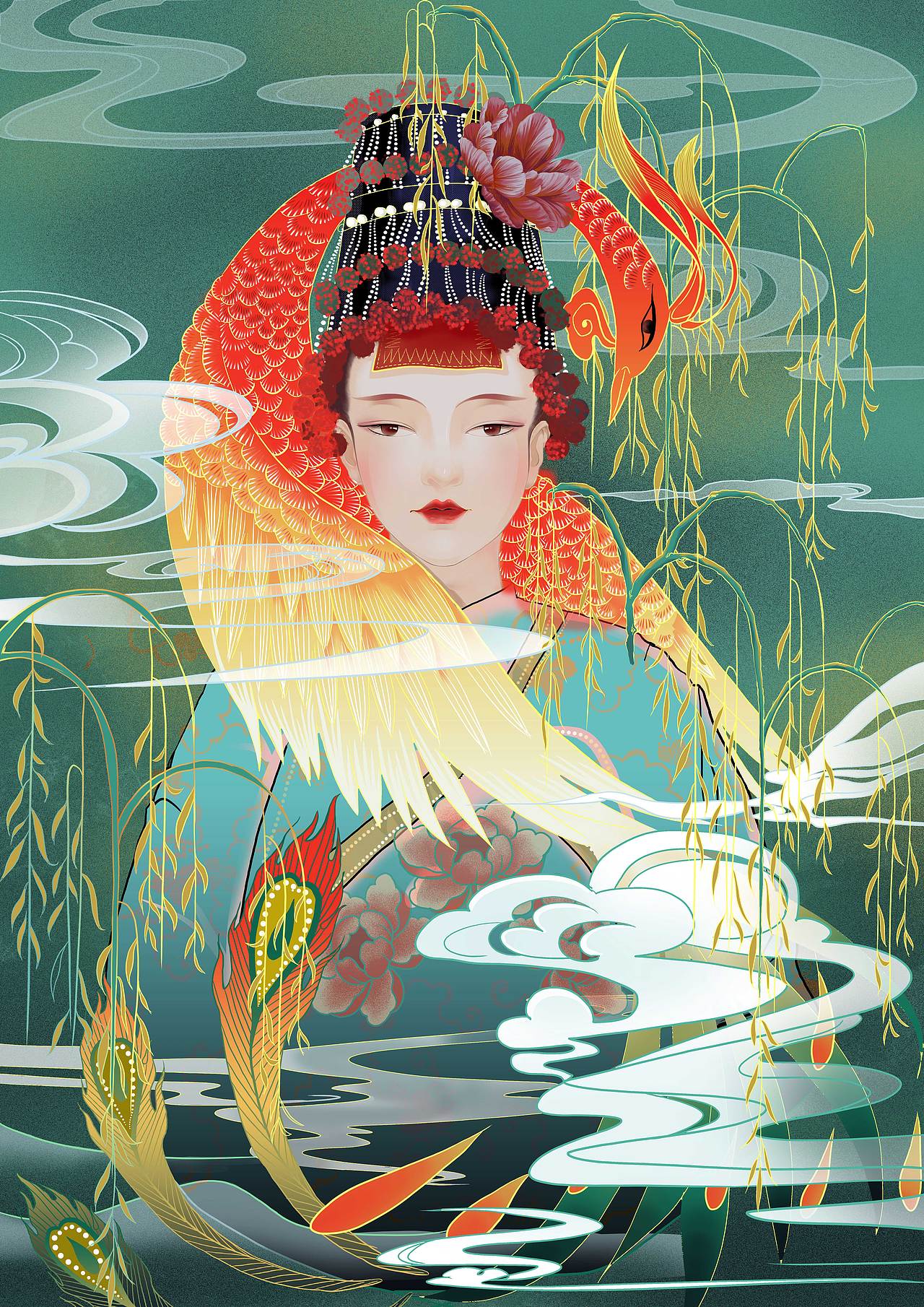 长在树上的棉花球（图ZMjQwMjg0NjQw） - 艺术插画 - 站酷设计师冷不冷先生原创素材 - 站酷ZCOOL