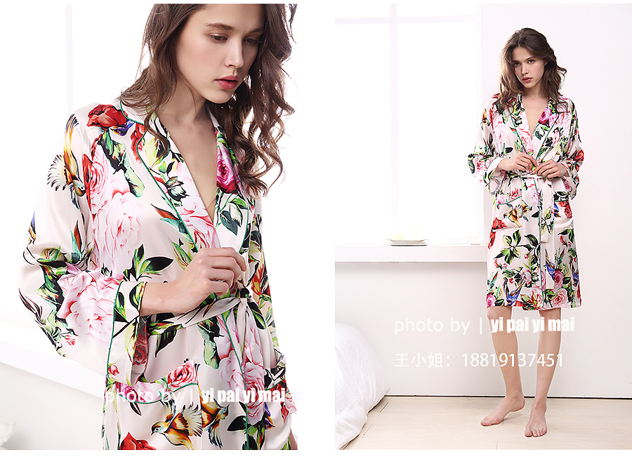 家居服拍摄 | 一拍一麦摄影 芬腾家居服真丝 闲暇舒适