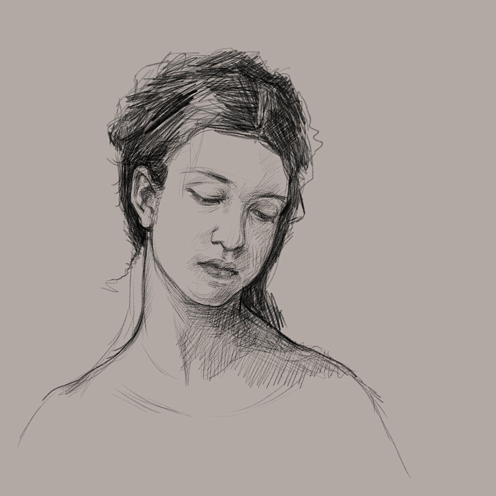 人像练习（图ZMTIzNjkyNTU2） - 创作习作 - 站酷设计师屁big原创素材 - 站酷ZCOOL