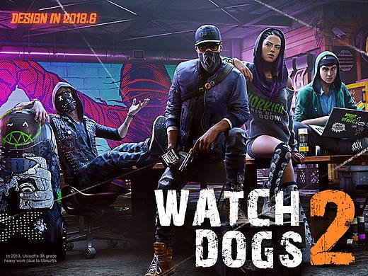 WatchDogs2 看门狗2游戏网页设计分享