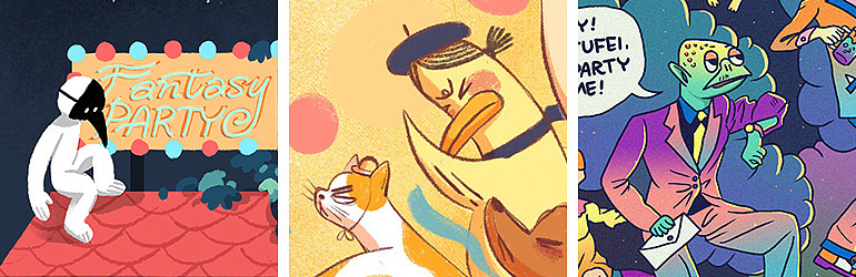 插画师的大楼，不是盖的 | 集体创意（图ZMTI3NTY2NzI4） - 新锐潮流插画 - 站酷设计师ROOM114原创素材 - 站酷ZCOOL