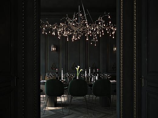 歐式餐廳│公開(kāi)課案例（個(gè)人主頁(yè)-ZNDg5NDgzMTI=） - 建筑/空間 - 站酷設(shè)計(jì)師飛龍老師原創(chuàng)素材 - 站酷ZCOOL