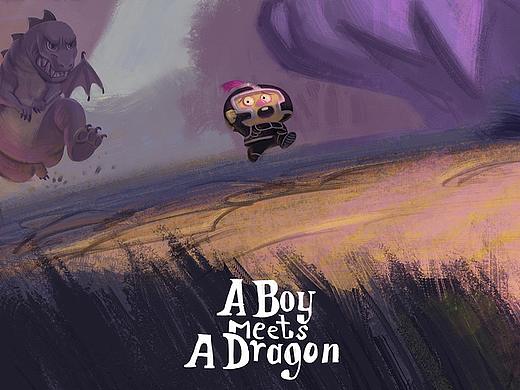 男孩与龙（个人主页-ZNDg0ODE2MzI=） - 绘本 - 站酷设计师TimCheng原创素材 - 站酷ZCOOL