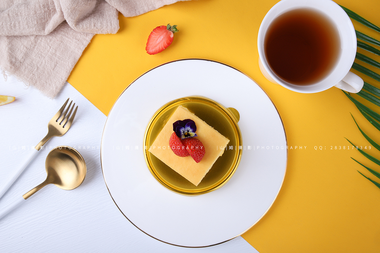黄色背景-蛋糕&英式茶套餐（图ZMjM1NTE1OTI4） - 产品摄影 - 站酷设计师大新同学o原创素材 - 站酷ZCOOL