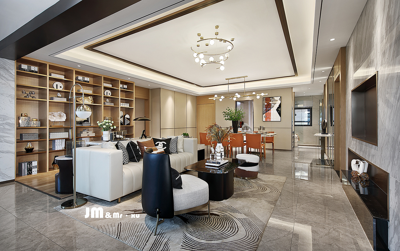 现代-轻奢（图ZMjM0NTAzMTgw） - 家装设计 - 站酷设计师Mr丶麋鹿原创素材 - 站酷ZCOOL