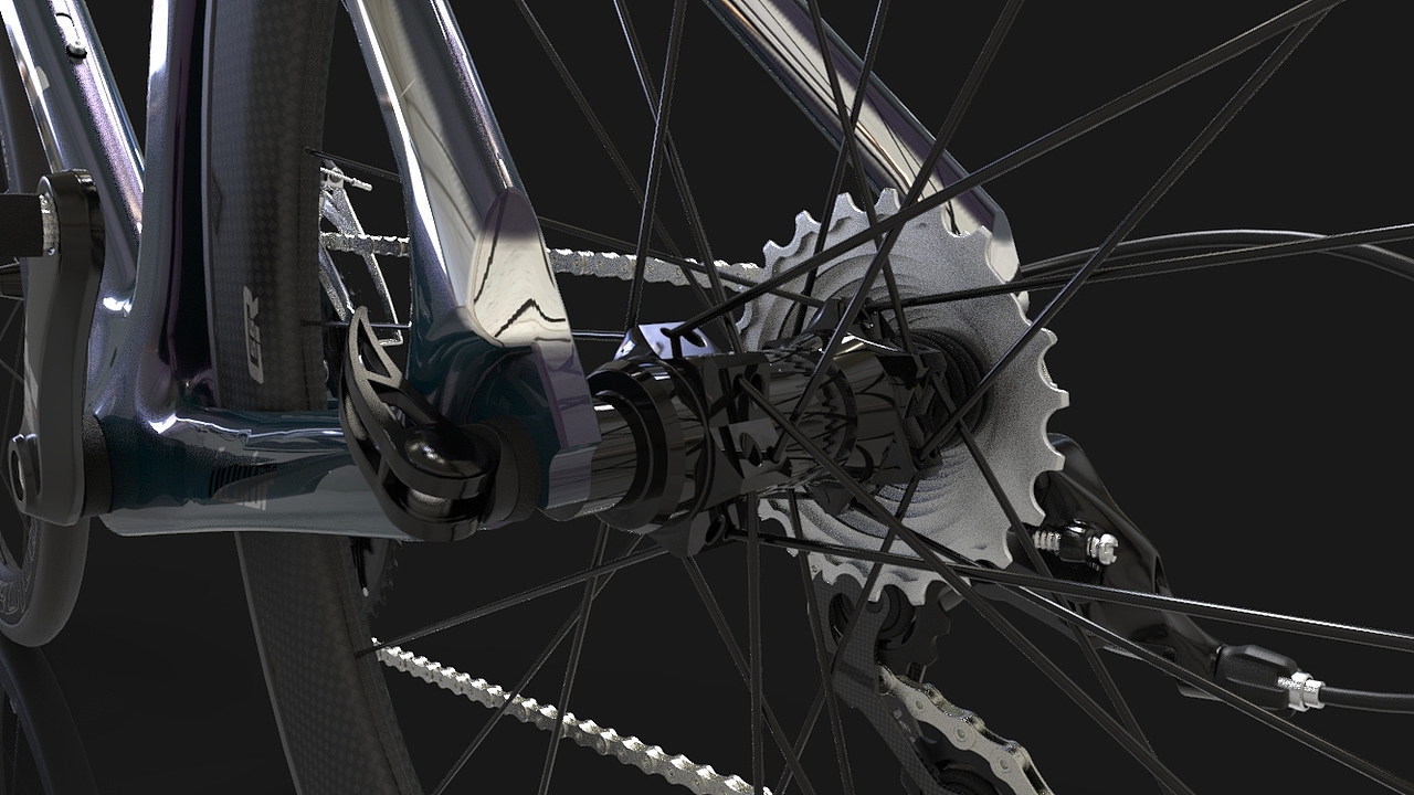 自行车涂装日常设计+渲染练习