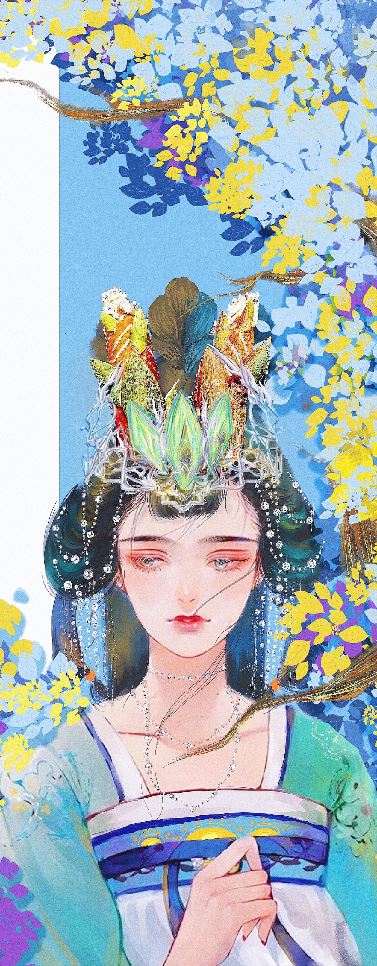 毕业首饰设计 展板 周边系列人物形象