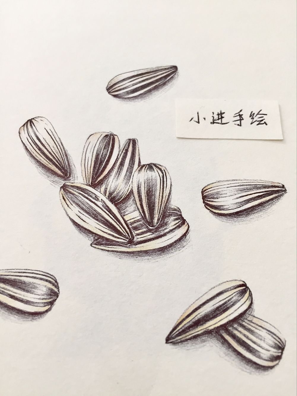 圆珠笔画的一些生活小物（图ZOTA1NzEyOTY=） - 绘画 - 站酷设计师地主家也没有余粮原创素材 - 站酷ZCOOL