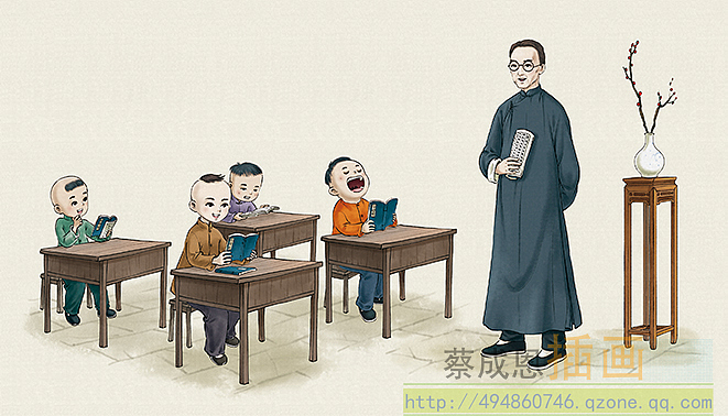 私塾|插画|绘本|蔡成恩漫画_原创作品-站酷zcool