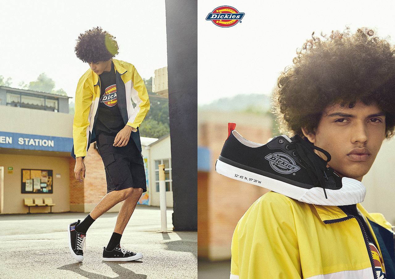 dickies帆布鞋服装搭配时装摄影潮牌街拍unstoppable女装拍摄187