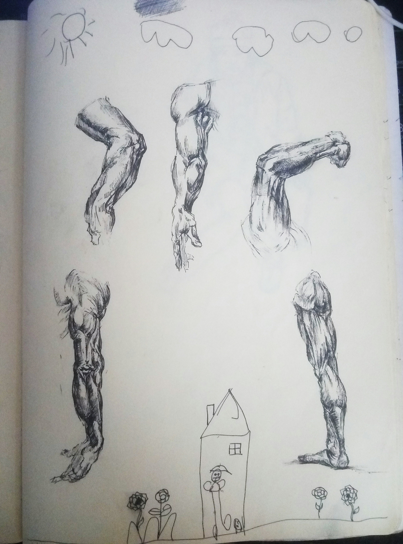 最后小盆友画的装饰哈哈哈