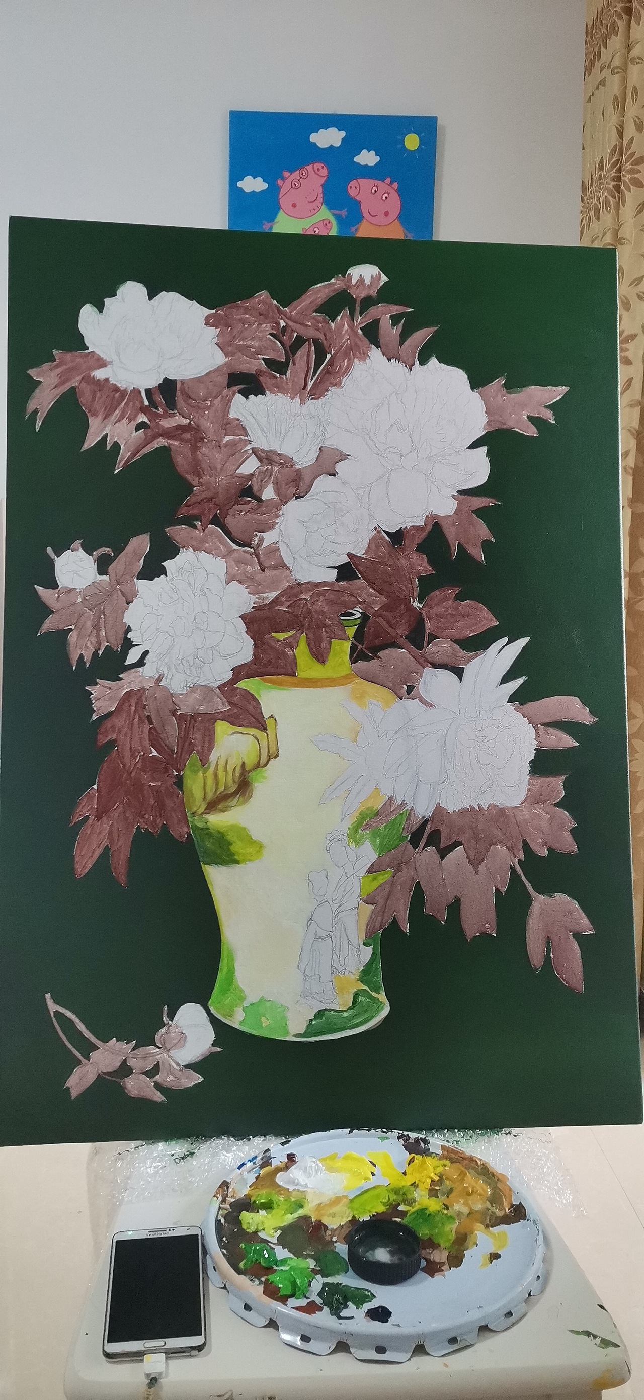 丙烯练习临摹，未完待续，希望大家多多指教，谢谢（图ZMTg1MzEzNTQ4） - 绘画 - 站酷设计师你微笑时好美tcl原创素材 - 站酷ZCOOL