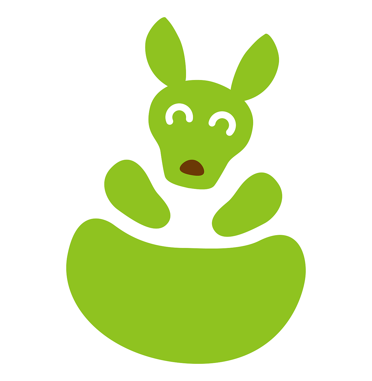 小袋鼠（图ZMTk3MTI5MTUy） - Logo - 站酷设计师圆圆的小粘糕原创素材 - 站酷ZCOOL