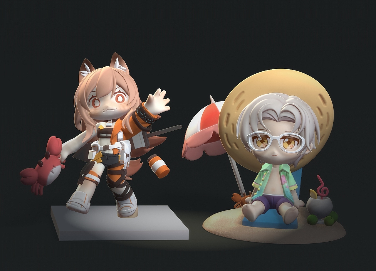 曼奇立德3D手办模型班作品（图ZMjg0MTM2NDMy） - 人物/生物 - 站酷设计师糖不苦zz原创素材 - 站酷ZCOOL