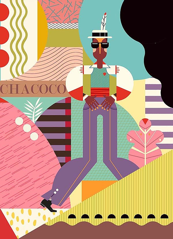 扁平复古海报及其应用