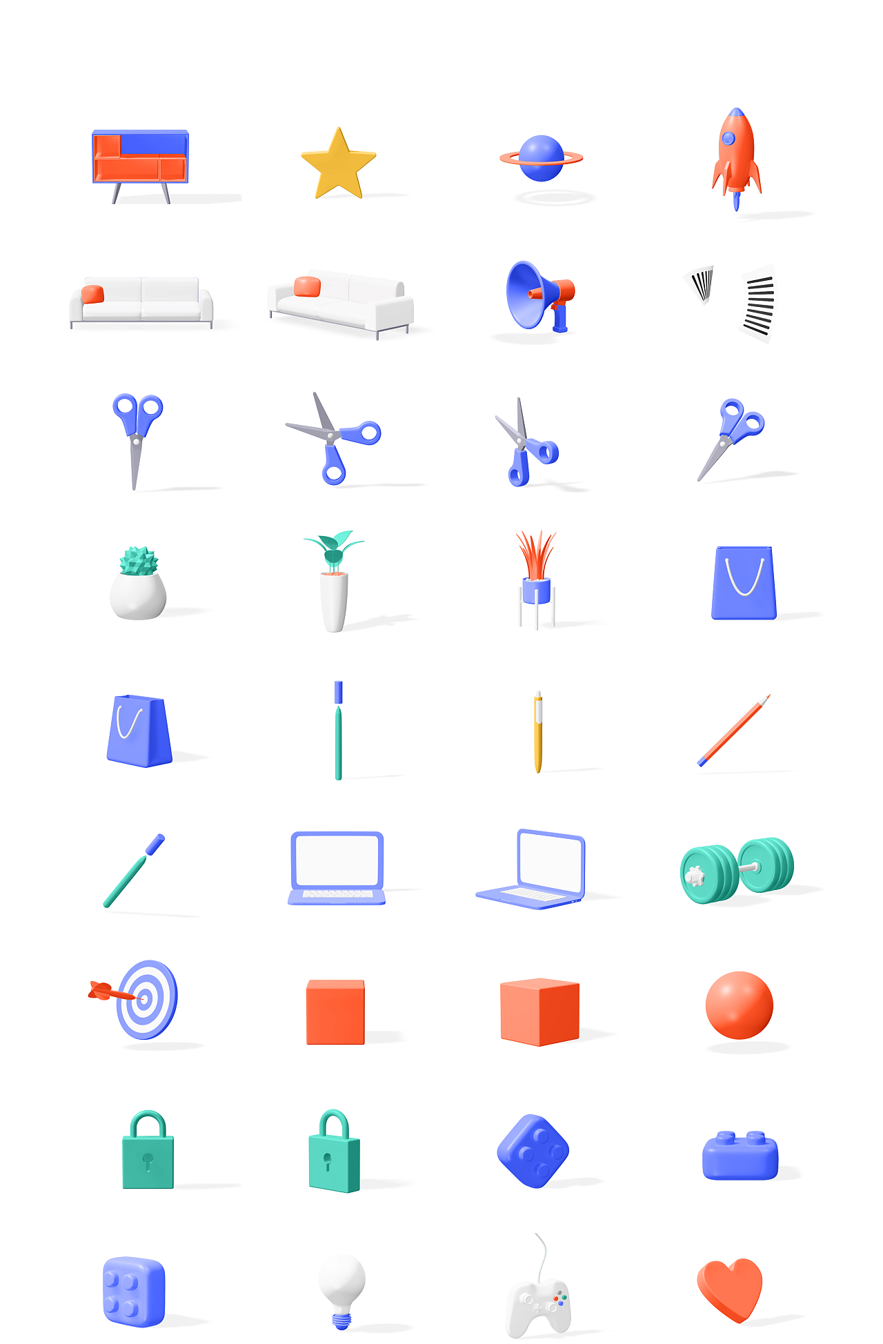 Kukla 3d icon kit