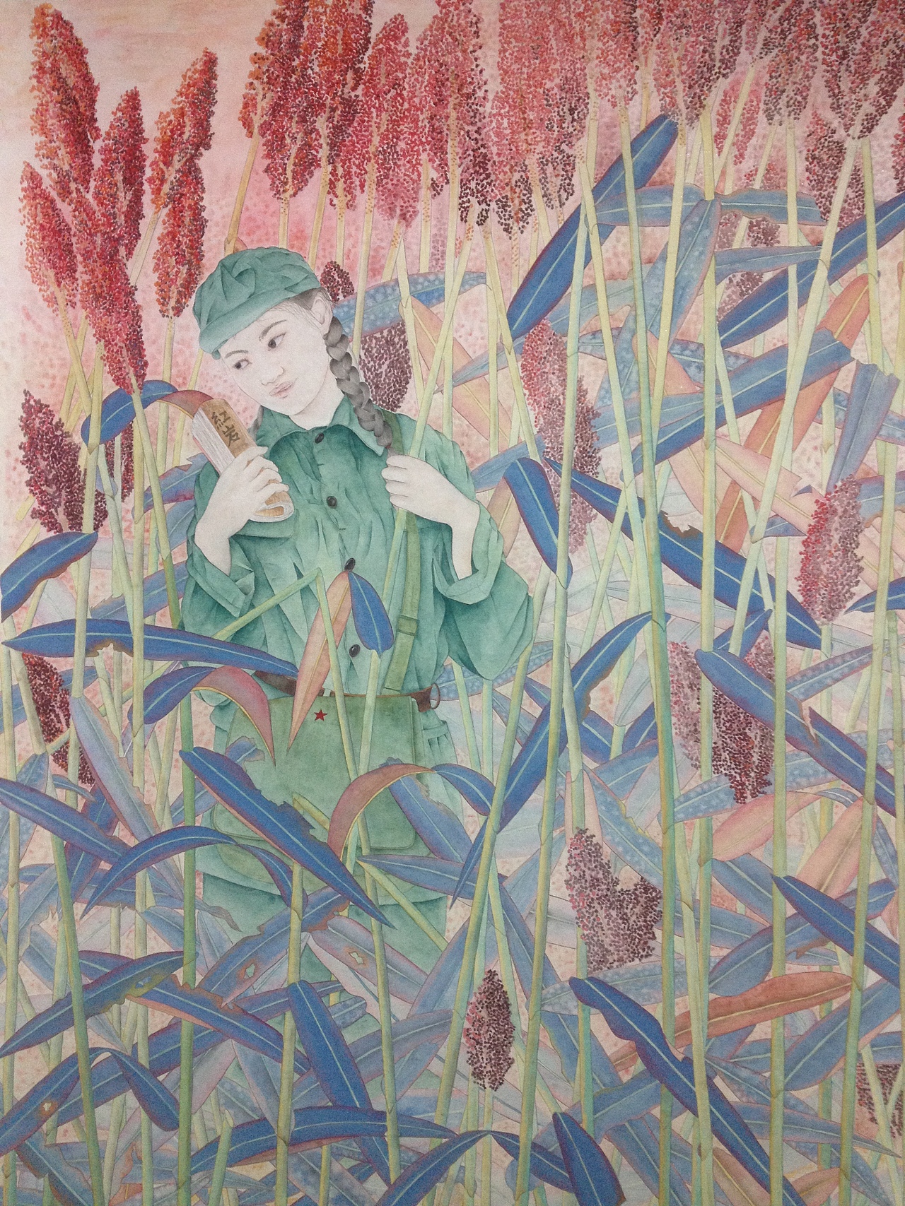 红高粱|插画|创作习作|燕青林_原创作品-站酷zcool