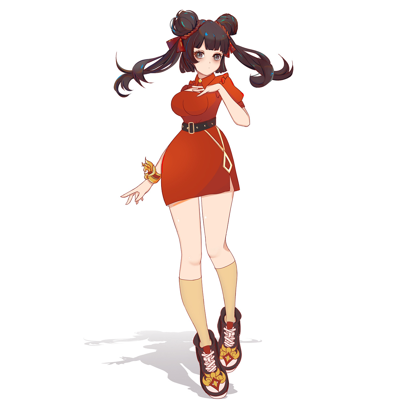 新国风高中少女|平面|ip形象|麦七里 - 原创作品 - 站酷 (zcool)