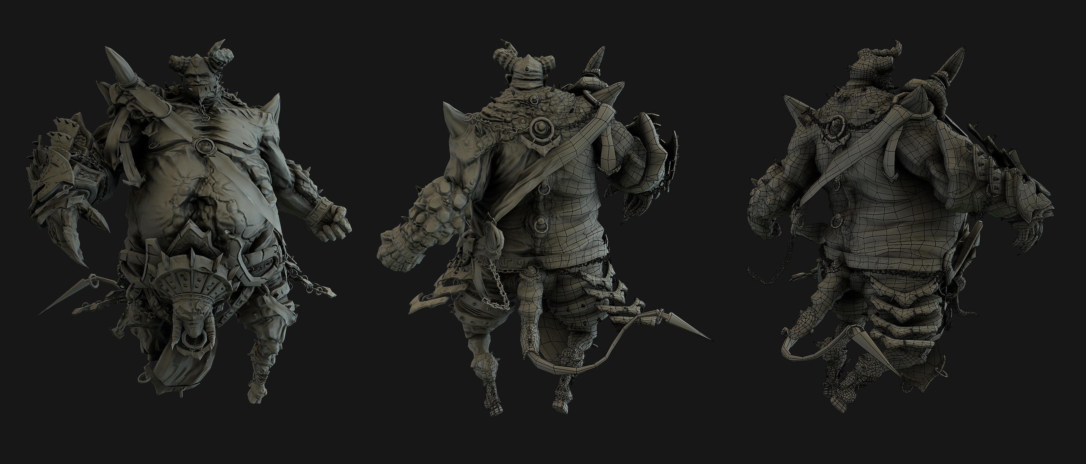 次时代游戏角色—胖子恶魔