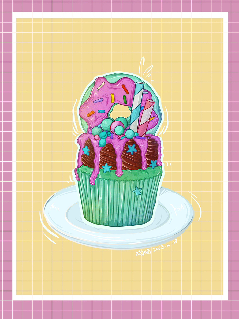 手绘菜单海报|餐饮海报|甜品🧁