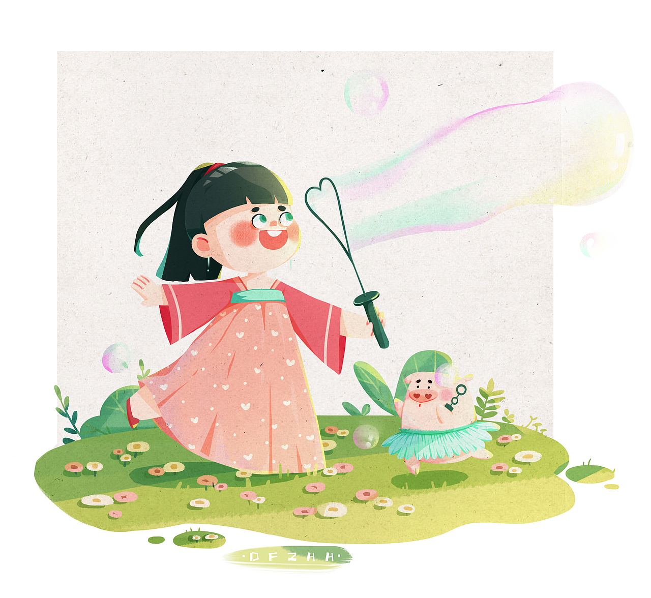 大福子的日常练习（图ZMjIzNDU1NjA0） - 儿童插画 - 站酷设计师大福子画画原创素材 - 站酷ZCOOL