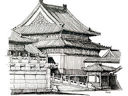 钢笔画