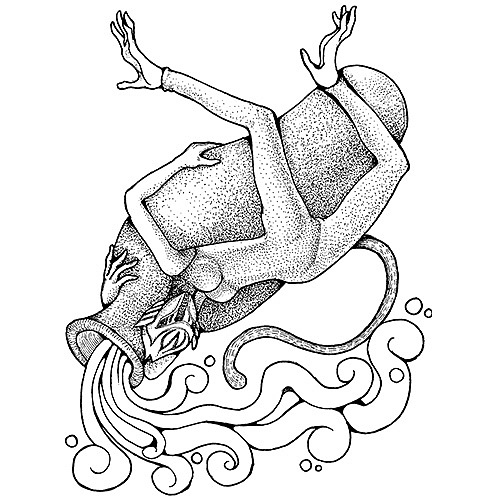 星肖繪 水瓶座 生肖猴（圖ZMjUzNTM2MzQ4） - 概念設(shè)定 - 站酷設(shè)計師葉飛的星肖繪原創(chuàng)素材 - 站酷ZCOOL