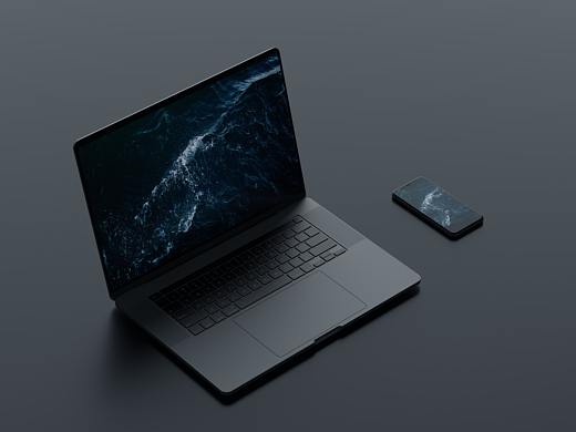 【翻墙素材】 MacBook pro和iPhone样机展示