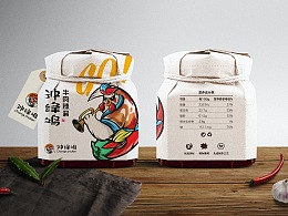冲锋鸡辣椒酱包装设计