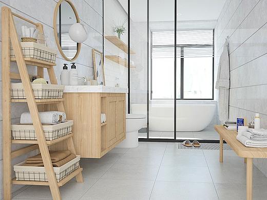 Bathroom sence wood