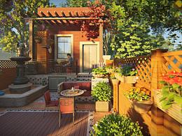 老年人第一次用lumion做效果图(su模型淘宝下的~）