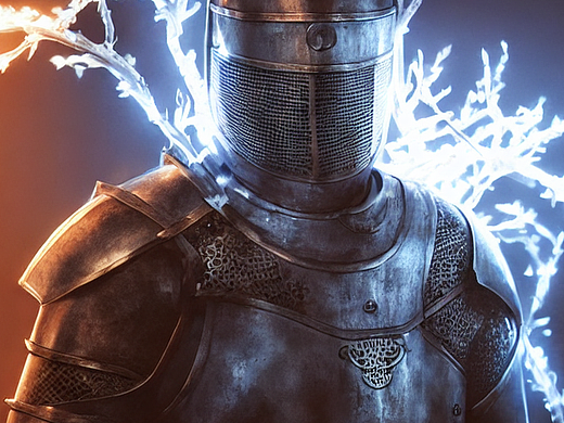 #AI创作实验室#雷电骑士