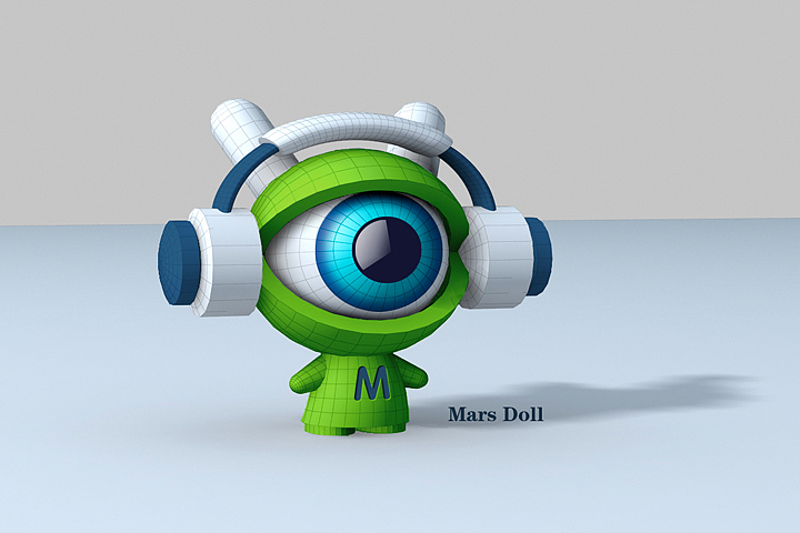 潮流玩具-Mars仔（图ZMTY2OTM1Mg==） - 其他 - 站酷设计师巴颜简笔插画原创素材 - 站酷ZCOOL