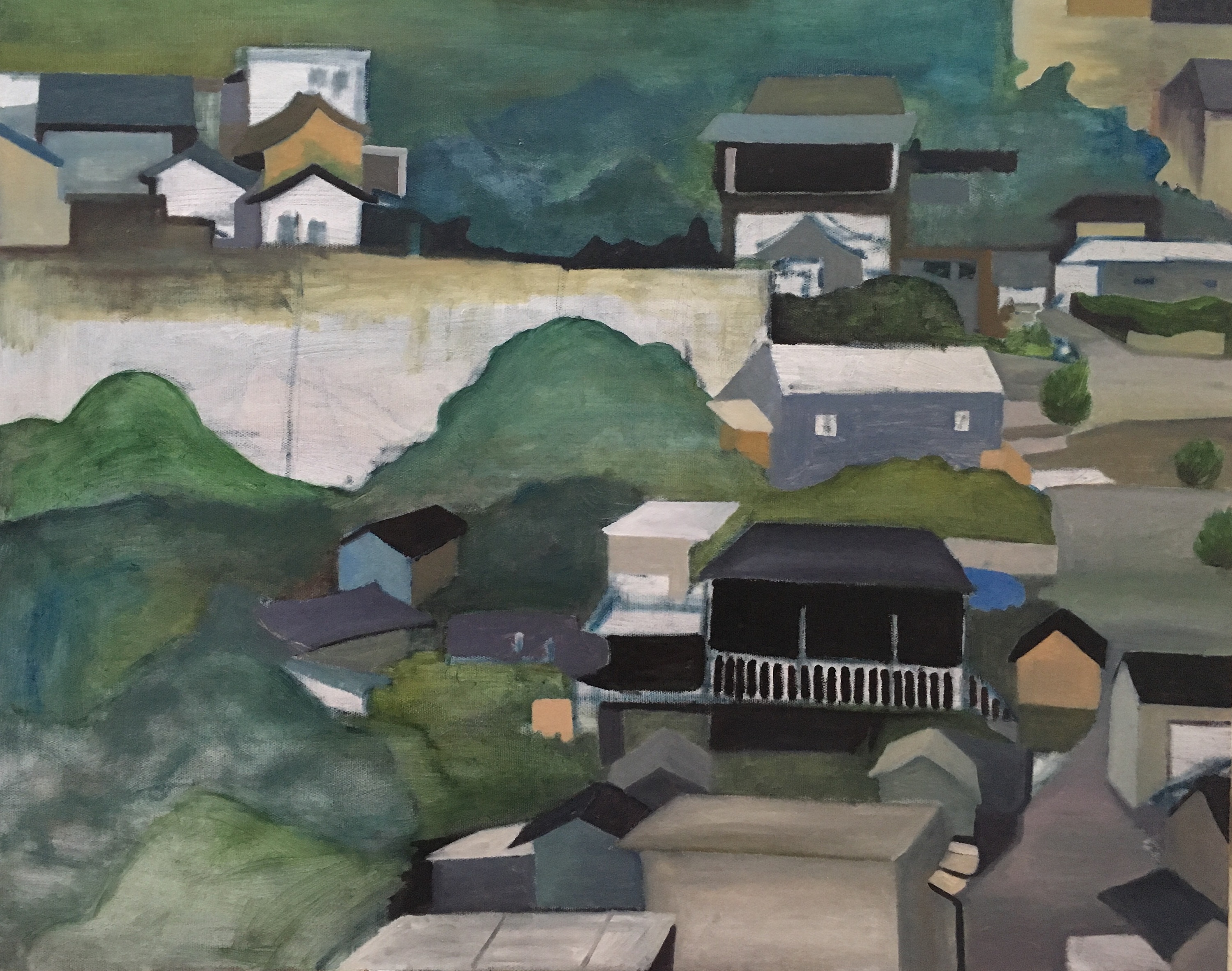 村落|插画|创作习作|爱吃包子的包子 - 原创作品 - 站酷 (zcool)