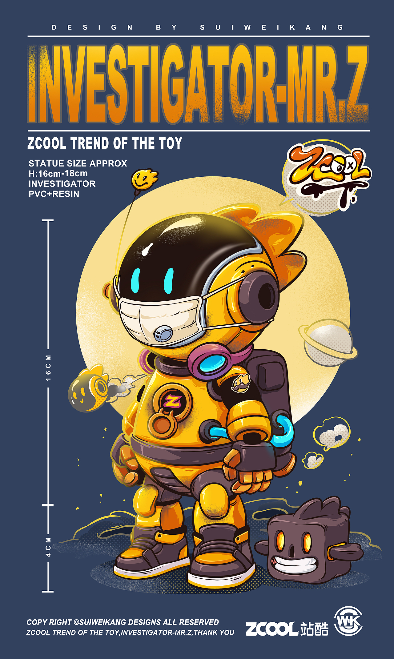 INVESTIGATOR-小Z（图ZMjU5NDk2NzI0） - IP形象 - 站酷设计师隋伟康原创素材 - 站酷ZCOOL