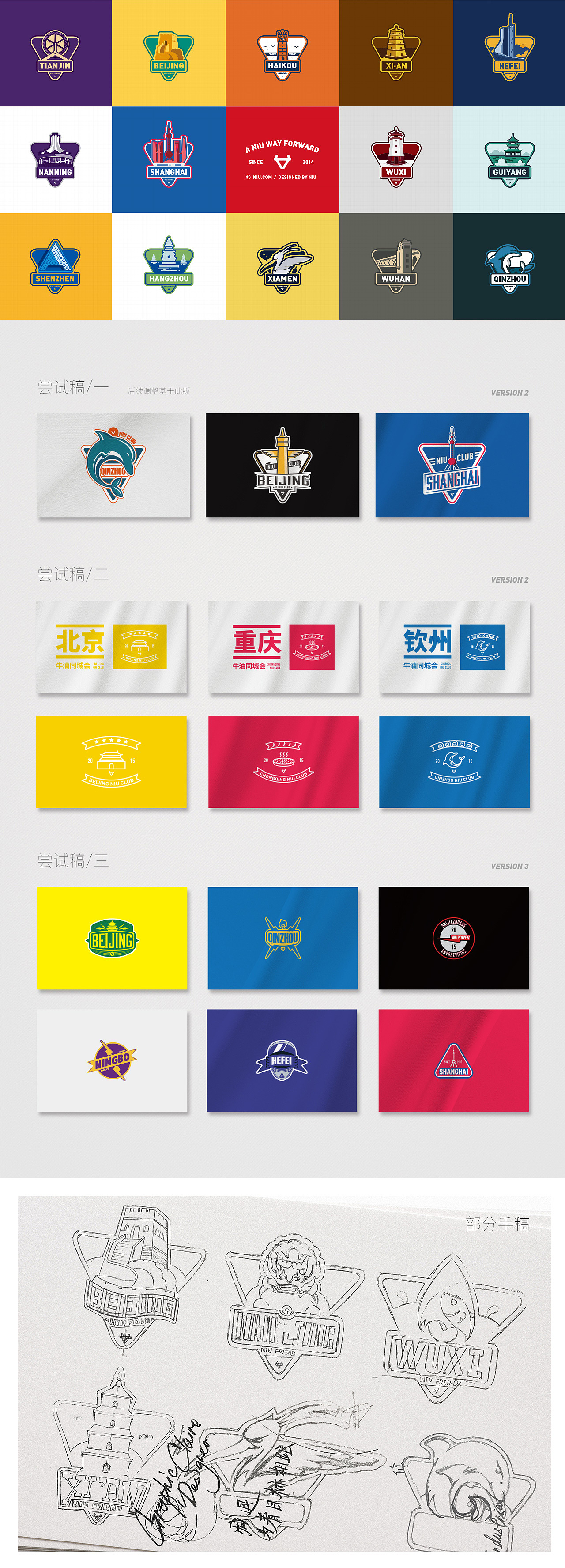 NIU CITY BADGE 的前世今生（图ZMTUxNjI4OTg4） - Logo - 站酷设计师komukomu原创素材 - 站酷ZCOOL