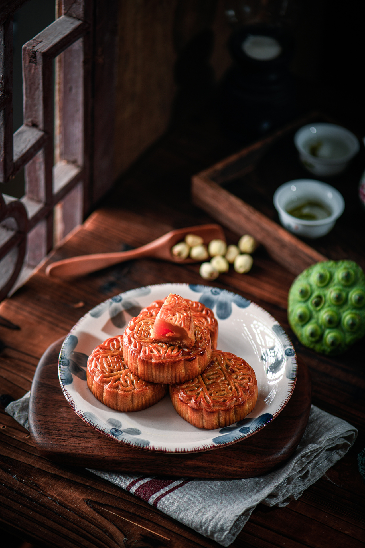 月饼 场景图拍摄