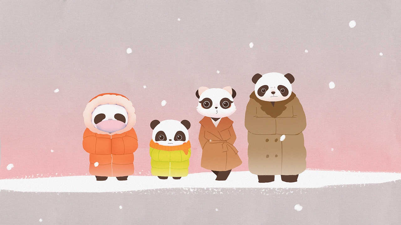 冬季软萌壁纸