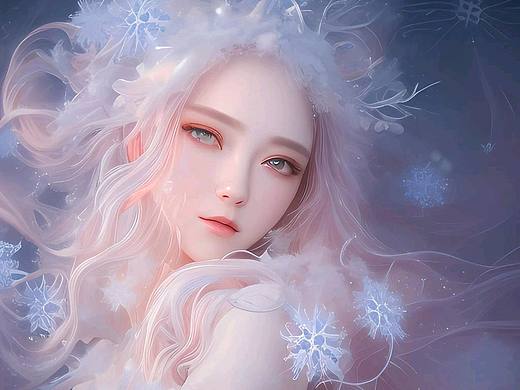 雪女系列——雪落人间，姿态万千。