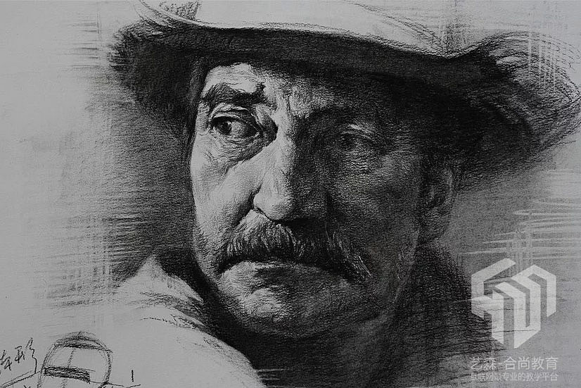 素描人物肖像素描画素描欣赏作品素描图片