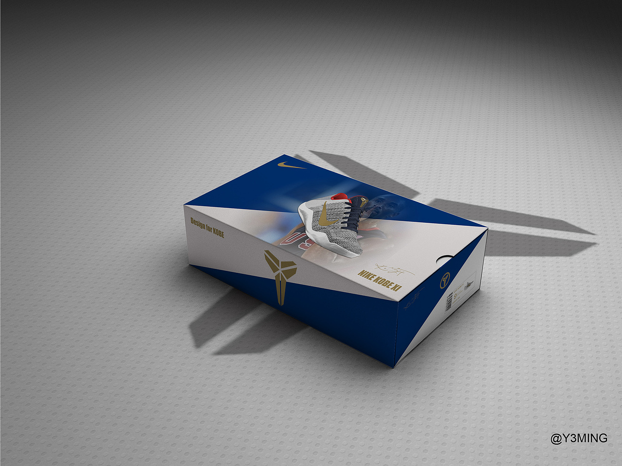 nike zoom kobe xi id鞋盒以及海报设计