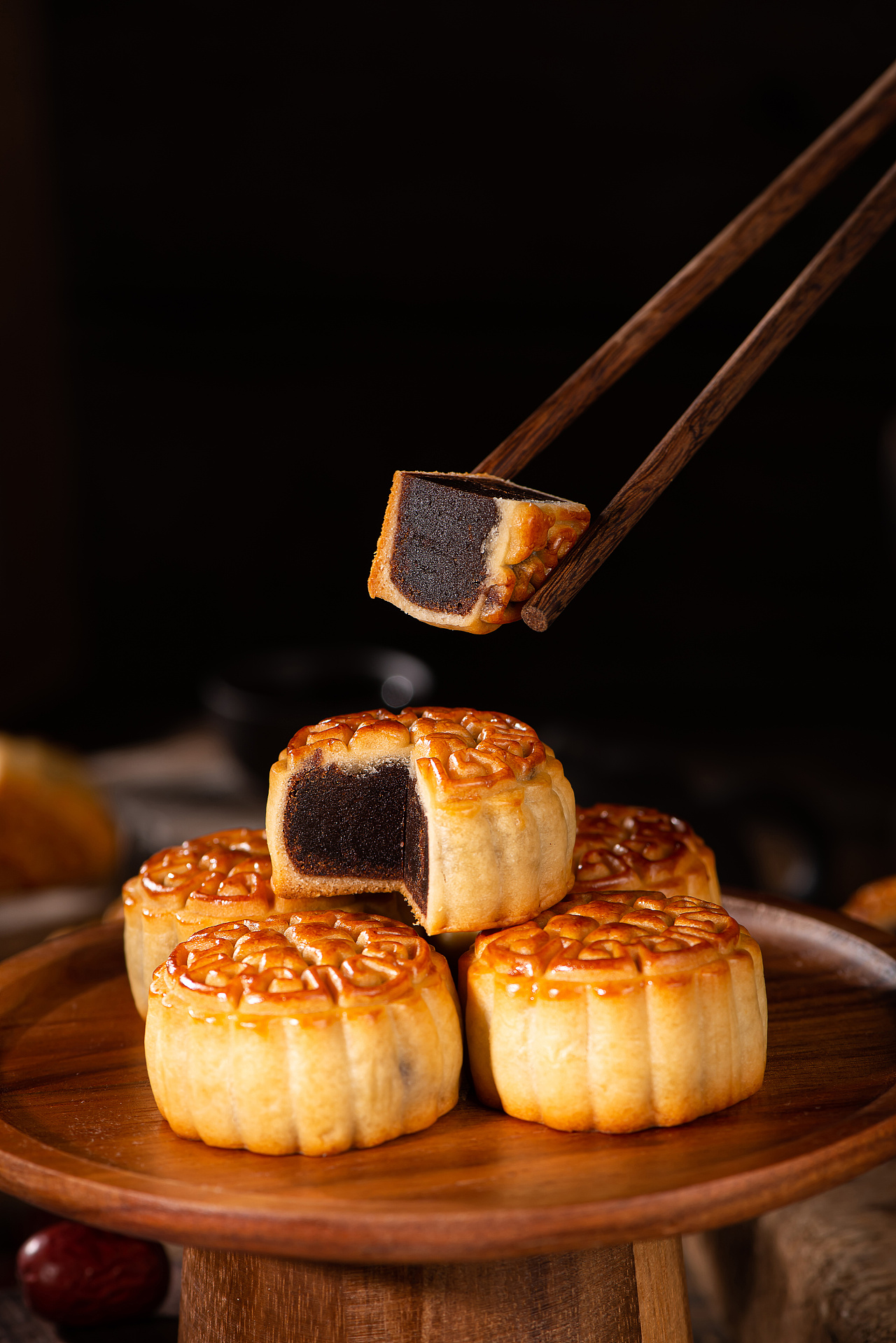 电商摄影:利男居枣蓉月饼